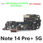 Note13 Note14 USB Cổng Sạc Nhanh Dock Sạc Cắm Bảng Kết Nối Flex Cho Xiaomi Redmi Note 13 14 Pro Plus Pro + 4G 5G