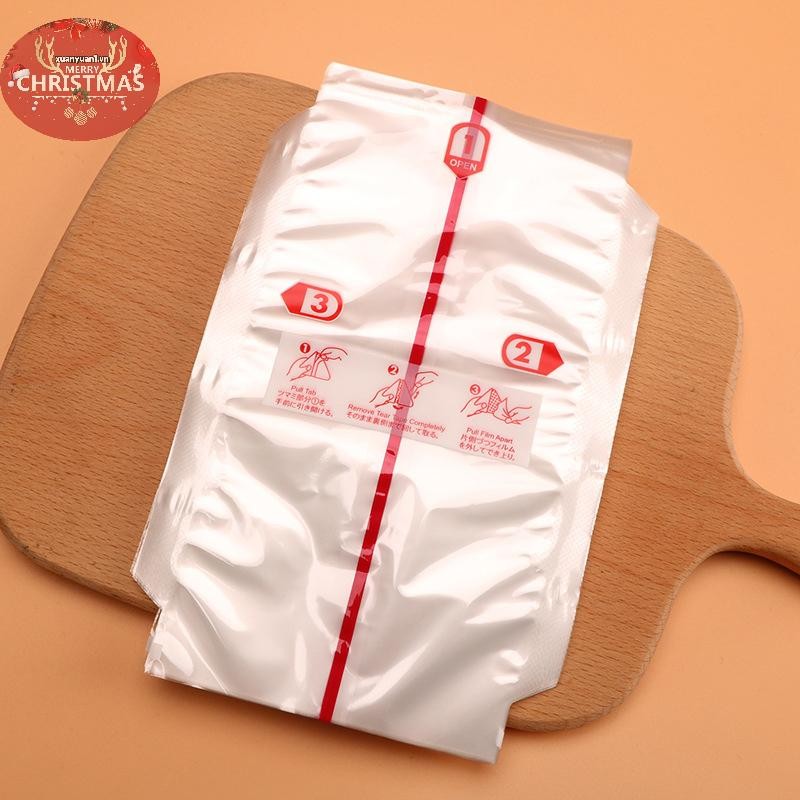 XUAN 20 Chiếc Hai Lớp Tam Giác Bao Bì Gạo Túi Rong Biển Onigiri Túi Sushi Bao Bì Dụng Cụ Túi Phụ Kiện VN