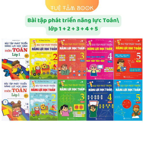 Sách - Bài tập phát triển năng lực học Toán lớp 1 2 3 4 5 (ĐT)