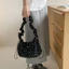 Túi đeo vai dây rút OLVIDO, Túi đeo nách siêu nhẹ dung tích lớn, Túi đeo chéo dây kéo chấm bi Nylon