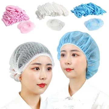 Mũ chùm đầu y tế nón con sâu chùm đầu mũ y tế KCT (100 cái/ túi) dùng cho y tế