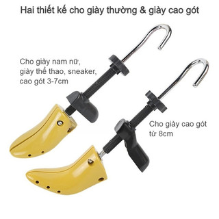 Cây Nong Giày Nhựa – Dụng Cụ Mở Rộng Size Giày Nam Nữ, Dùng Được Cho Nhiều Loại Giày Khác Nhau