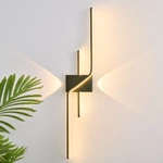Đèn tường dải dài tối giản hậu hiện đại, đèn Led tuyến tính thẩm mỹ trang trí tường, phòng ngủ, phòng khách, đèn chiếu sáng trang trí cầu thang — ảnh 3