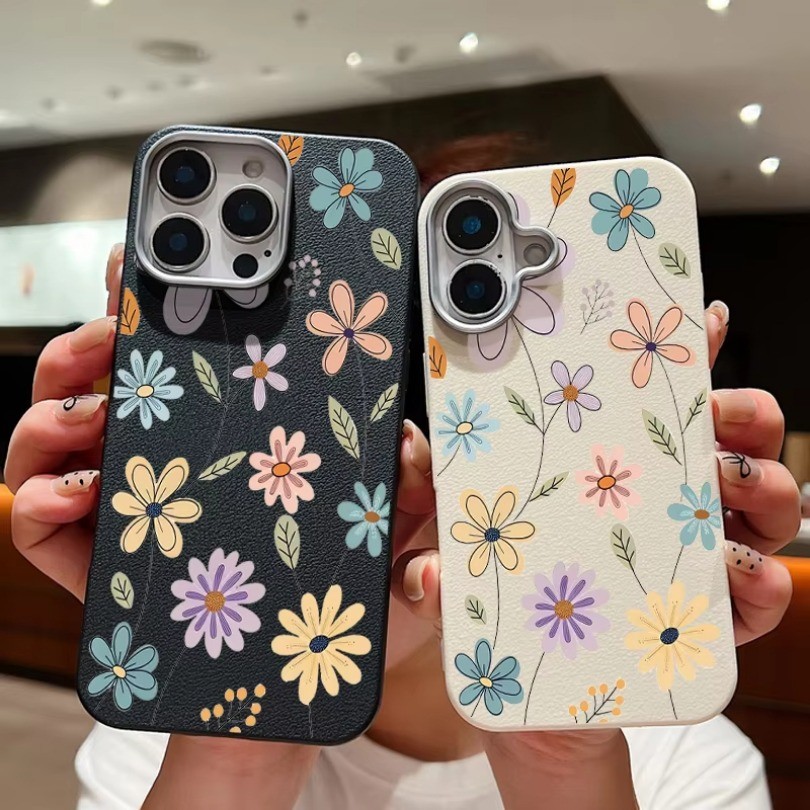 Ốp điện thoại họa tiết hoa tối giản Bohemian cho Realme C71 C75X Note 60 50 C15 C11 C20 Q3 Pro Carnival GT Master Edition Narzo 50 30 50i 50A Prime Lens Protection Cover