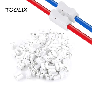 Bộ 50/100 Cút nối dây điện nhanh CH-2 domino kẹp - gọn gàng, an toàn,mối nối đẹp