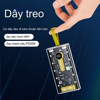 Pin Dự Phòng 30000mAh, Sạc Nhanh 66W, Màn Hình LED, Thiết Kế Công Nghiệp, Dung Lượng Lớn, Sạc Siêu Nhanh