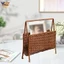 Sách Tạp Chí Giá Giỏ Đứng Kệ Mây Nhìn Mộc Mạc Dây Kim Loại Khung Báo Giá Đỡ Để Trang Trí Nhà Cửa Thiết Thực