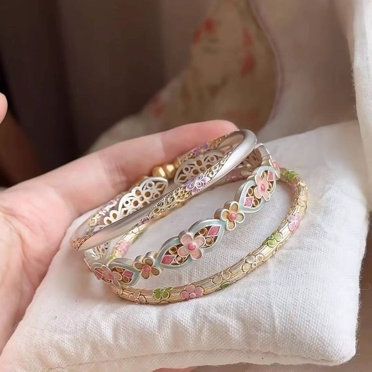 Vòng tay mỏng phong cách Trung Quốc, thời trang sang trọng với thiết kế độc đáo cao cấp