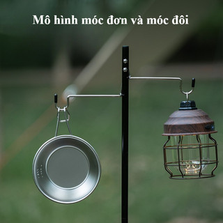 Giá Treo Đèn Camping Đa Năng - Xoay 270°, Dùng Cho Câu Cá/Leo Núi/BBQ, Di Động Nhẹ Gọn