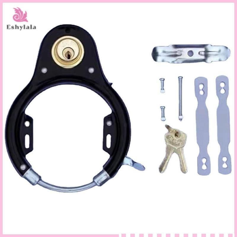 1 Bộ Khóa Bánh Xe Đạp Hình Chữ U Với 2 Phím Cho / Xe Tay Ga / Xe Máy [MỚI]