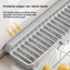 GILL Bồn Rửa Khay Thấm Nước, Tấm Thoát Nước Bồn Rửa Cạnh Nẹp Silicon, Tấm Chống Rỉ Chống Trượt Bồn Rửa Nhà Bếp Cốc Trà Nhà Bếp