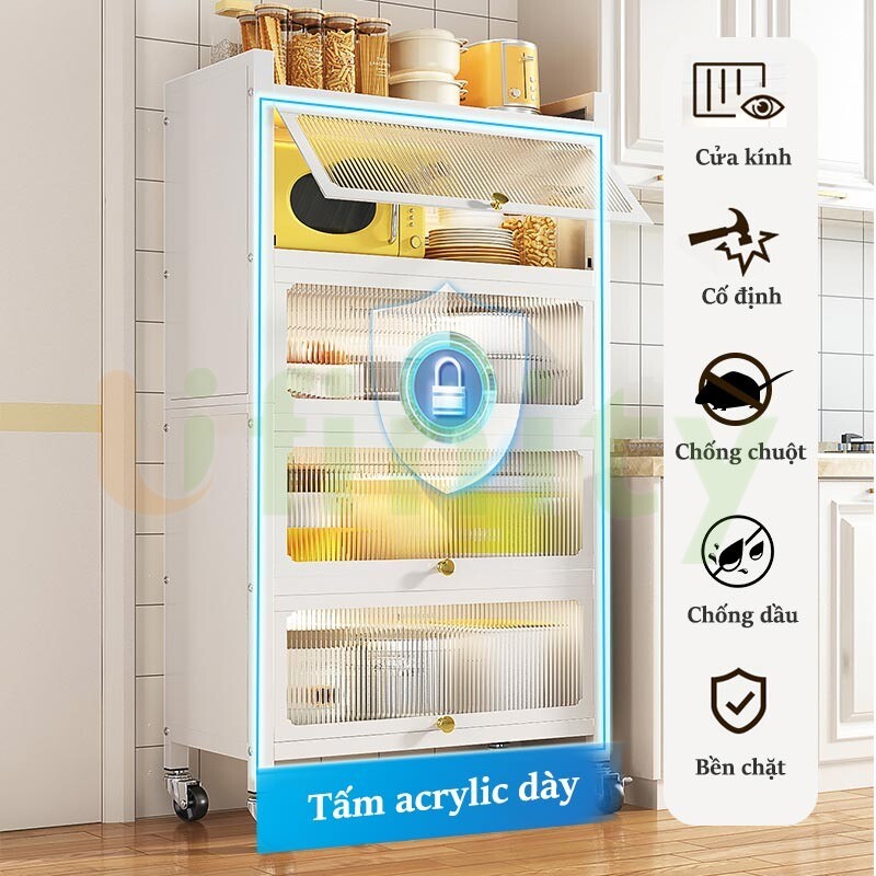 Lifinity Kệ Lưu Trữ Đa Năng 3/4/5/6 Tầng Phù Hợp Trưng Bày & Lưu Trữ Đồ Dùng Nhà Bếp Thông Minh