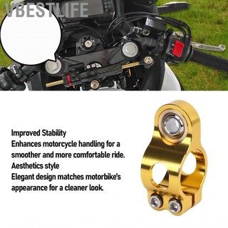 VBESTLIFE Bohemia-VN Damper Fork Frame Kẹp khung kẹp Thẩm mỹ chống crack Tay lái xe máy cho xe máy (màu đen)