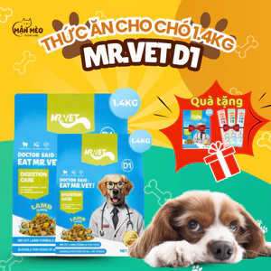 Hạt MRVET D1 Topping Công Thức Chuyên Biệt Cho Chó Thông Minh