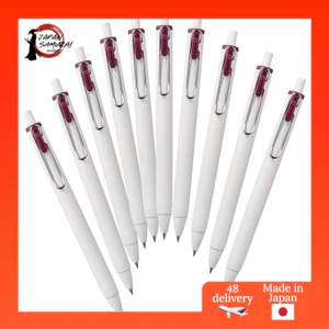 Mitsubishi Pencil Gel Ballpoint Pen Uni-ball One 0.38 Bordeaux Black, 10 pieces, Box UMNS38.60.- Direct from Japan
