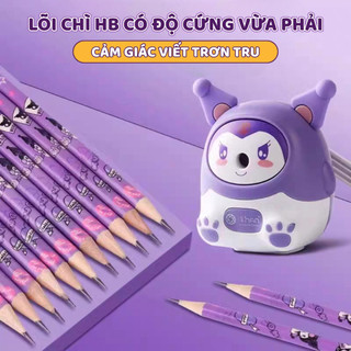 Set 30 Bút Chì 2B Hình Hoạt Hình - Chì Gỗ Nét Đậm Cho Bé Tập Viết/Vẽ, Dụng Cụ Học Tập Ngộ Nghĩnh