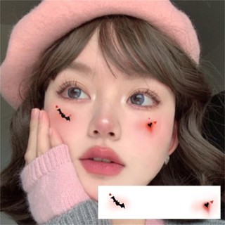 Halloween Dark Butterfly Eye Makeup Painted Tattoo Sticker