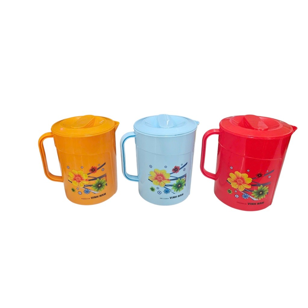 [Quà Tặng Không Bán] Ca Nhựa Có Nắp Vinh Nam Plastic Size 1000ml