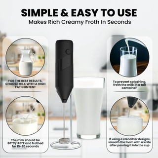 Máy đánh trứng JiKK, Máy tạo bọt sữa Mini cầm tay, Máy xay cà phê tự động cầm tay chất lượng cao Dụng cụ nhà bếp