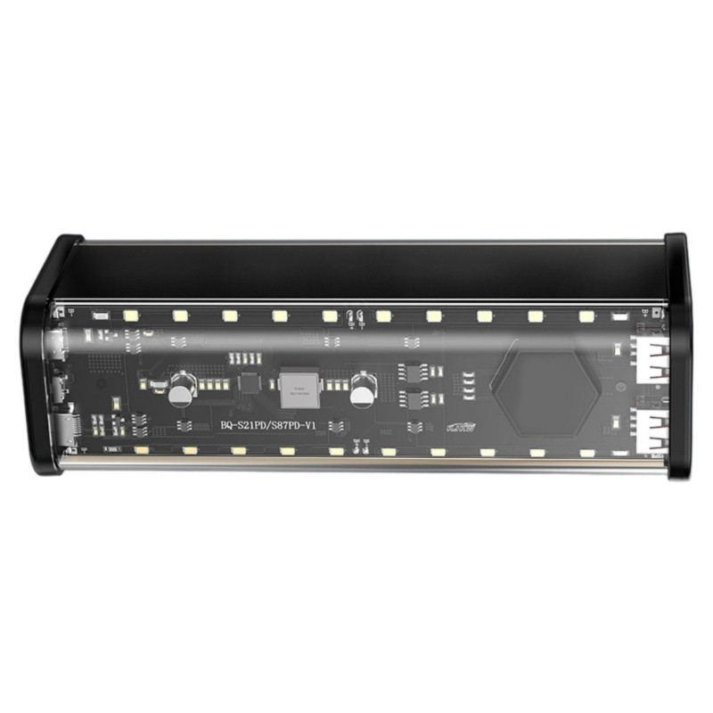 Ốp lưng GODD 8Slot 21700 Vỏ trong suốt Hộp sạc nhanh USB
