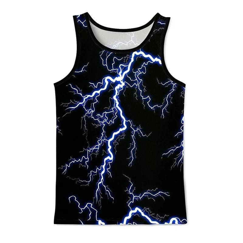 2025 Mới 3D In Hình Nhanh Khô Đa Năng Rời Tank Top Áo Thun Không Tay