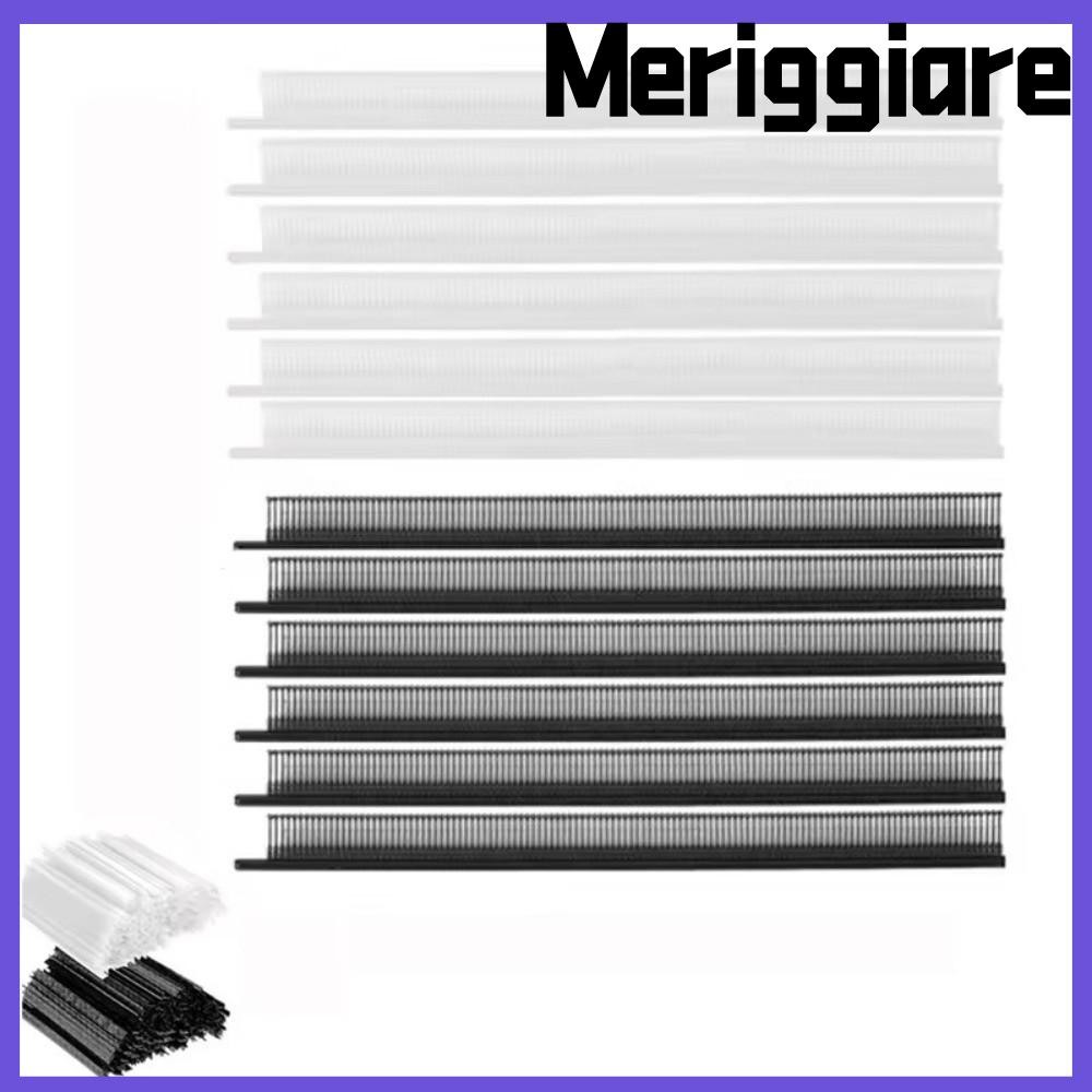 Bộ thẻ Mini MERIGGIARE 2000 chiếc, Bộ dây buộc Nylon trắng đen, Kim cao su siêu mịn 4,5mm cho công cụ thiết bị thẻ tiêu chuẩn