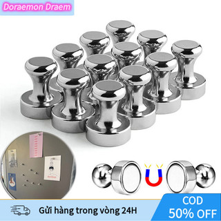 【COD】Nam Châm Núm Inox Treo Đồ Lực Hút Mạnh Gắn Cửa Sắt Bảng Kim Loại Sử Dụng Dễ Dàng Gọn Nhẹ