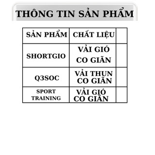 Quần short Nam thể thao vải thun co giãn nhẹ mát tiện dụng tập gym hay mặc nhà