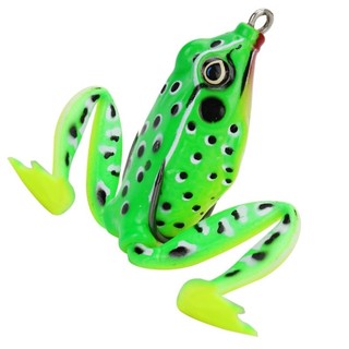 BS * Ếch Crankbait Dụ Ếch Topwater Mồi Câu Cá Nhân Tạo Có Móc
