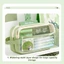 Túi đựng bút AFTEROF, Bút chì PVC trong suốt, Túi văn phòng phẩm cầm tay nhiều lớp đơn giản dành cho học sinh