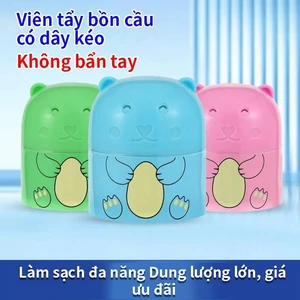 COMBO 3 Viên Tẩy Bồn Cầu Gấu Nhỏ - Làm Sạch Sâu 360 + Khử Mùi Tận Gốc, Diệt Khuẩn Mạnh & Thông Tắc Nhẹ BB-424
