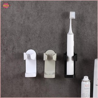 Giá đỡ máy cạo râu phòng tắm N & X Giá đỡ dao cạo treo tường Giá đỡ bàn chải đánh răng điện Tiết kiệm không gian Hộp đựng bàn chải đánh răng không dấu vết.