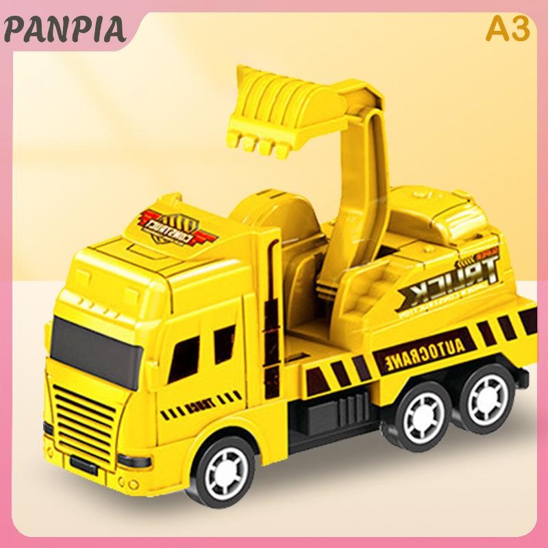 PANPIA-Kids Đồ Chơi Xe Hơi Vệ Sinh Quán Tính Mô Hình Xe Tải Kéo Lại Kỹ Thuật Quân Sự Xe Cứu Hỏa Bé Trai Đồ Chơi Dành Cho Trẻ Em Quà Tặng