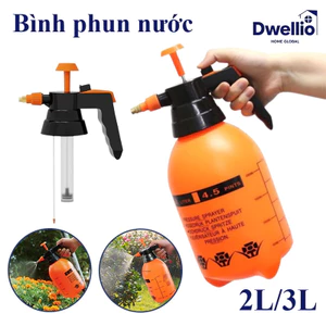 Máy phun nước tưới cây 2L/3L,Bình xịt áp suất cao,Vòi phun có thể điều chỉnh,Chất liệu nhựa PP bền