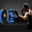 DARON Karate Punching Pad, Tấm đá chân tay bằng da PU cong, Dụng cụ đấm bốc có dây đeo cố định Dày chống mài mòn Boxing Kick Target Muay Thái