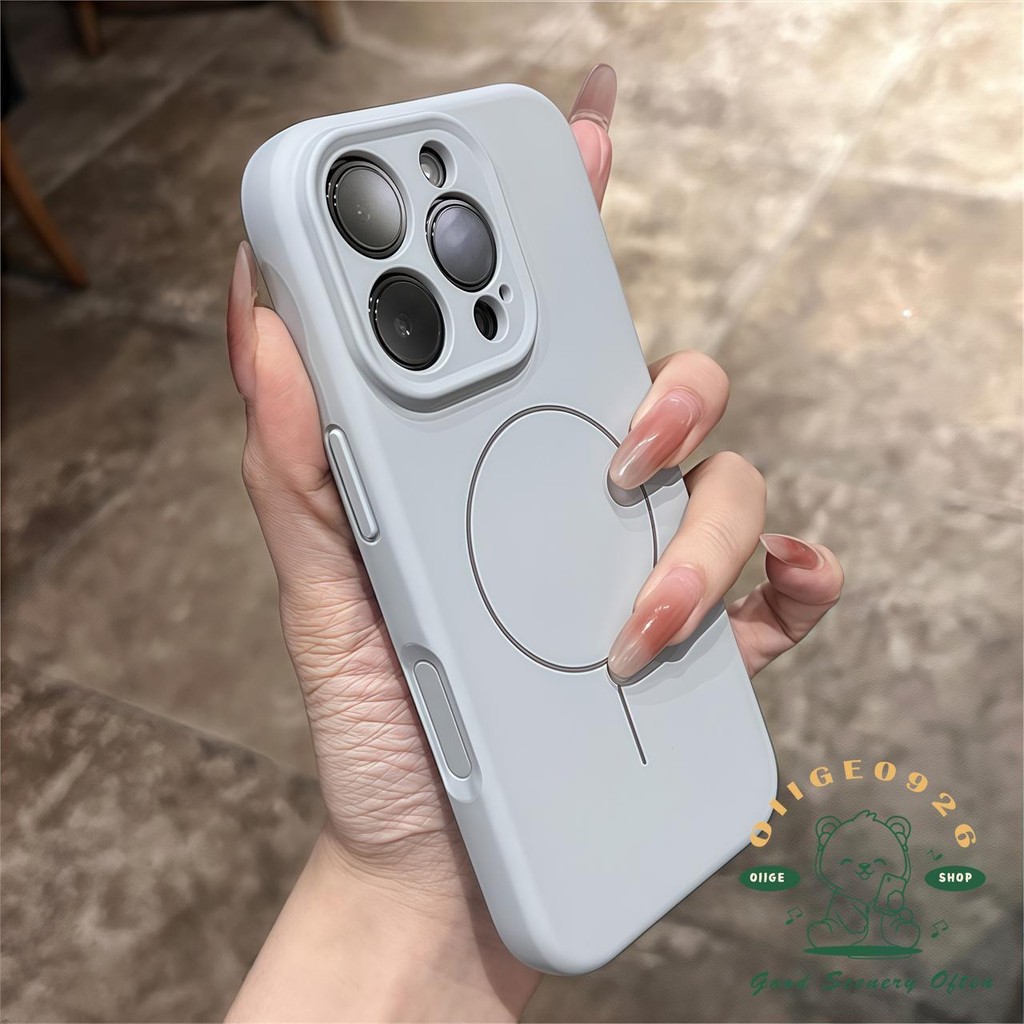 Ốp điện thoại từ tính nhạy cảm chống bẩn cho da lỏng chống bẩn iphone16 Pro Max 15 14 13 12 11 cho vỏ iPhone Vỏ mềm silicon TPU chống sốc