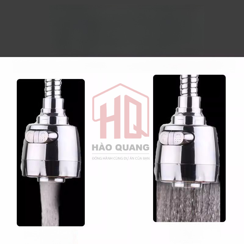 Đầu Vòi Nước Tăng Áp Xoay 360° 2 Chế Độ – Tiết Kiệm Nước, Lắp Đặt Dễ Dàng Cho Bồn Rửa Bát