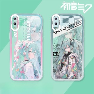 Ốp Lưng Cho IPhone 11 Pro MAX 6 6S 7 8 Plus X XS MAX XR 13promax 14promax CellAnime Hatsune Miku Vỏ Điện Thoại Hoạt Hình Silicon Mềm Mại Dễ Thương Trong Suốt Hợp Thời Trang