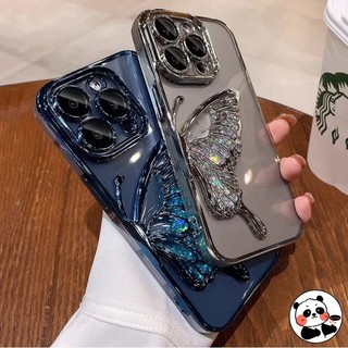 Ốp Lưng Quicksand Bling Cho Huawei Nova 11i 12 11 10 8 7 Pro SE 10Z Y91 Y61 Y90 9Z Y70 Plus Vỏ Bảo Vệ Ống Kính Trong Suốt Shinning Bướm Đứng Mạ Chống Sốc Vỏ Mềm