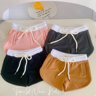 Q18- Quần short thể thao rút dây cho bé gái Size từ 8-35Kg