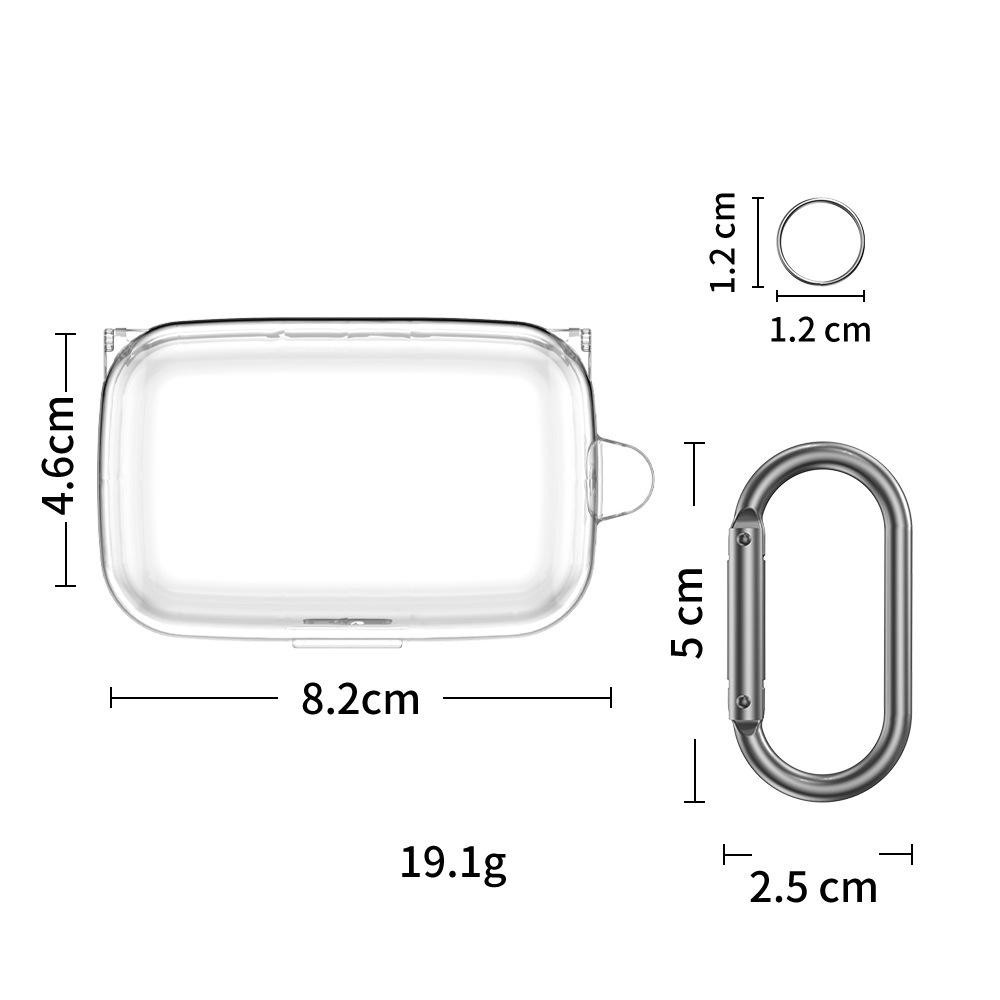ESSENCEH Cover, Bảo vệ PC bảo vệ, có móc Vỏ trong suốt chống sốc cho Sennheiser Momentum True Wireles / 4 Phụ kiện tai nghe thông minh