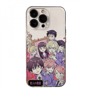 Ốp điện thoại trường Ouran cho iPhone 11, / 16 12 / 13 / 14 / 15pro Max, khuôn viên trường 。 Cá tính sáng tạo thú vị. Vỏ trong suốt, chống thấm nước, chống sốc, vỏ bảo vệ