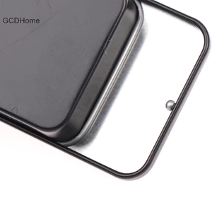 Gcdhome 80 * 50 * 15mm Hộp Sắt Nắp Trượt Hộp Bảo Quản Di Động Hộp Thiếc Hộp Đựng HOT