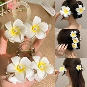 Kẹp tóc Plumeria nữ mùa hè 2026 phong cách mới kẹp