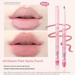 Gracebabi Matte Lip Liner Gracebabi 🍎 🍎 ❈ ❈ ❈ ❈ ❈ Môi đường viền Plumping Chống thấm nước Son môi lâu trôi Son lót môi Trang điểm môi
