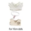 YOLOGO Sang Trọng Búp Bê Quần Áo, Buộc Ảnh Đạo Cụ Bộ Áo Búp Bê, Chỉ Bán Quần Áo Kawaii 10cm Búp Bê Bền Đẹp Handmade Quần Áo Quà Tặng