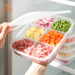 Hộp Bảo Quản Thực Phẩm Trái Cây Ngăn Di Động Tủ Lạnh Tủ Đông Sắp Xếp MỚI