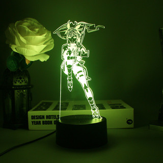 GC9 Kaiju No 8 Kafka Hibino Reno Ichikawa Kikoru Shinomiya Đèn Ngủ 3D Đèn LED Sạc USB Chiếu Sáng Trang Trí CG