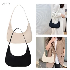 Túi đeo vai Jfory Nylon, Túi mua sắm công sở Satchels dung tích lớn Túi xách nữ Tote Bánh bao Bun