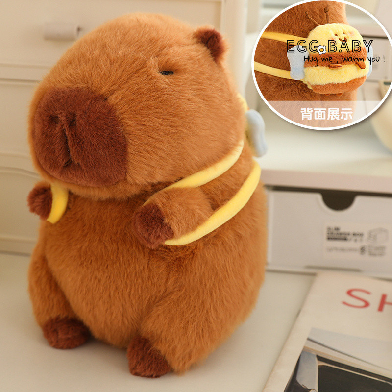 ((Phiên Bản Chính Hãng) Ba Lô Kapibara Đồ Chơi Sang Trọng Dễ Thương Capybara Búp Bê Ong Ba Lô Rùa Quà Tặng Cho Bé Gái Quà Tặng Sinh Nhật